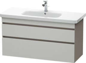 Duravit Waschtischunterschrank DuraStyle in Weiß, wandhängend, 2 Schubladen, Breite: 113 cm, Tiefe: 44,8 cm, Höhe: 61 cm - Bild 1