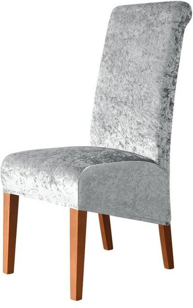 Stretch-Stuhlhusse mit hoher Rückenlehne in XL-Größe aus goldenem Diamant-Samt für Esszimmer und Bankette - Bild 1