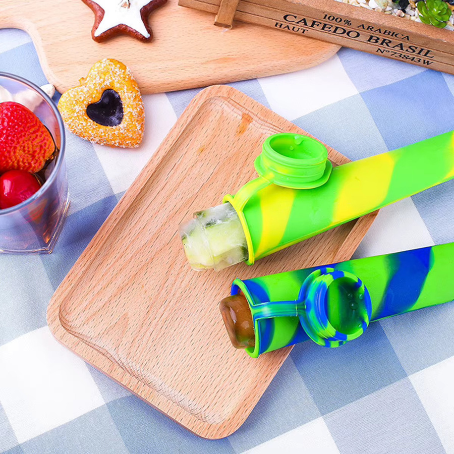 Willstar Popsicle Maker Set in Multicolour für DIY Eis, Joghurt und Gelee, runde Form - Bild 3