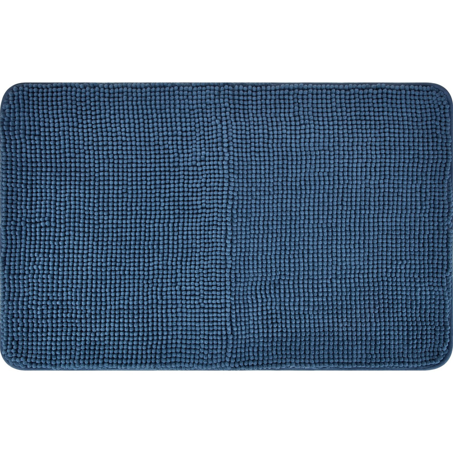 baliv Badematte aus Polyester in Dunkelblau, B/T: 80 x 50 cm, rutschfest - Bild 2