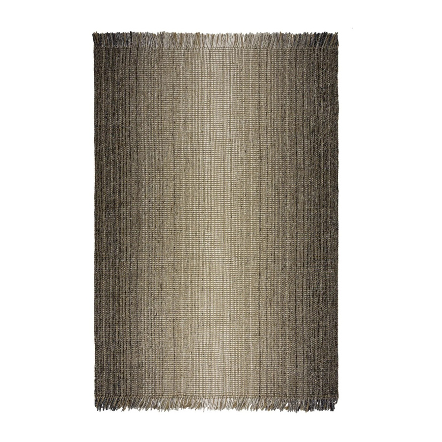 Flair Rugs Kurzflorteppich Jute Ombre in Grau, B: 290 cm, T: 200 cm - Bild 2