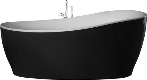 Freistehende Badewanne Aviva von OTTOFOND in Schwarz-Weiß, B/H/L: 85 x 44 x 180 cm, oval - Bild 2