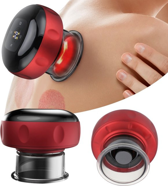 Moajaza Schröpftherapie-Massagegerät mit Rotlichttherapie, Unisex - Bild 1