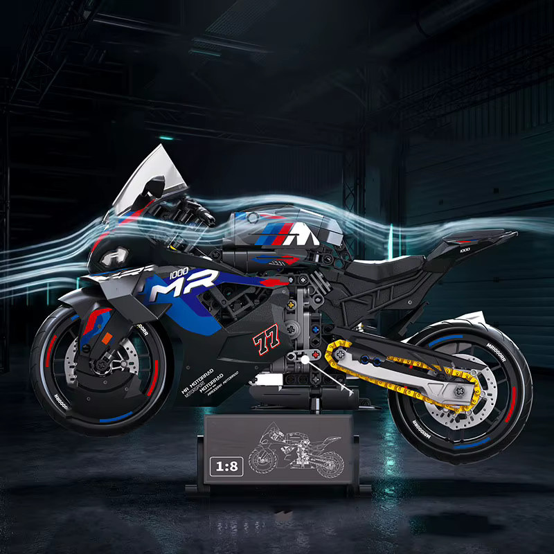 Xturboman Technisches Motorrad-Bausatzmodell M1000RR, Maßstab 1:8 - Bild 2