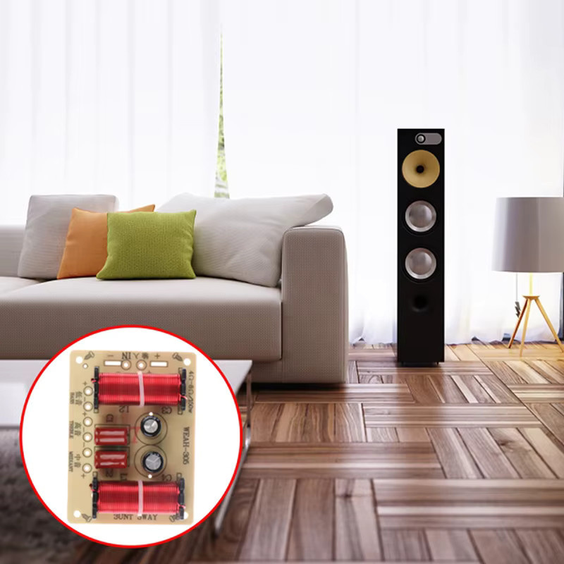 JETTING 3-Wege Audio-Lautsprecher-Crossover-Schaltung Frequenzteiler für Höhen, Mitteltöner und Bass, 900-4000Hz, Multicolor - Bild 2