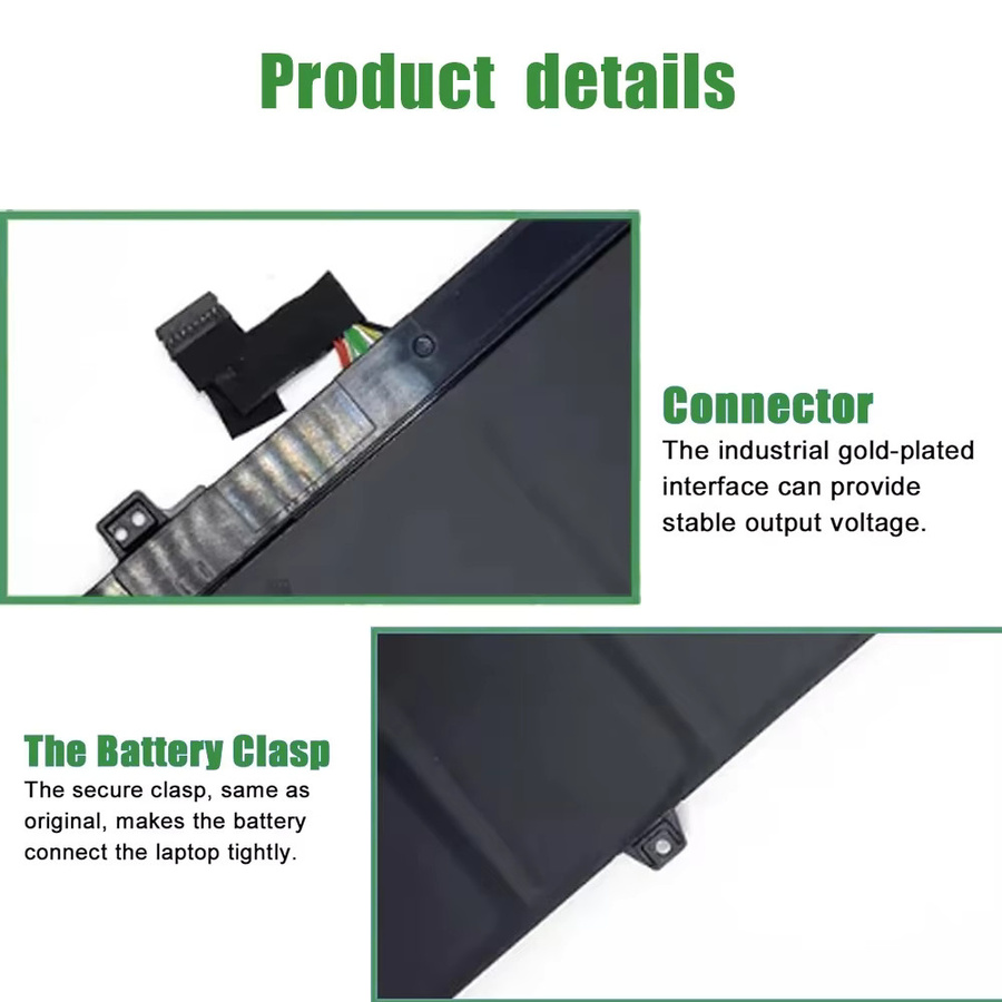 SKOWER Akku für Lenovo ThinkPad X13 Gen 1 und X390, 48Wh, Schwarz - Bild 3