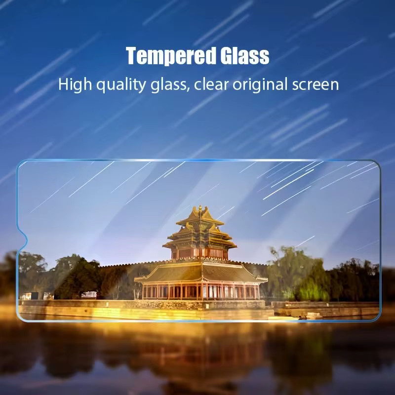 5 Stück Displayschutzfolien aus gehärtetem Glas für Xiaomi Redmi Note 12T 12R 13 Pro 14 4G 5G Note 12 Pro+ Redmi 13C 13R 14R 12 12C in Transparent - Bild 5