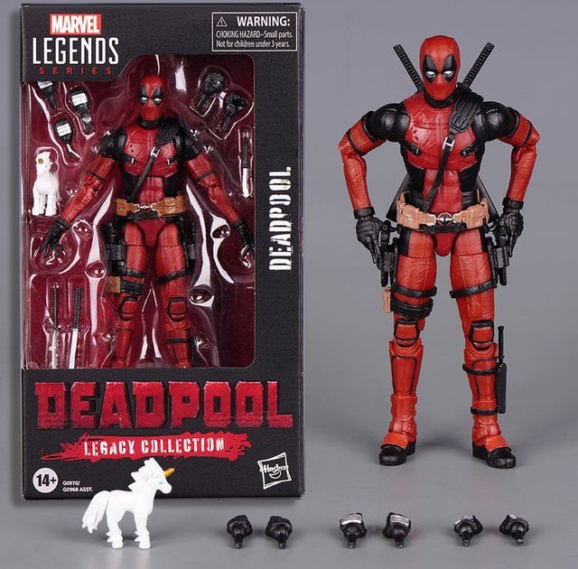 Bandai Deadpool X-Men Legend Series Actionfigur in Rot - Bild 1