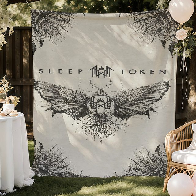 Warner Bros. Kunstdruck mit Flaggenmotiv der Rockband S-sleep T-token, Rechteckig, Breite: 60,0 cm, Höhe: 40,0 cm - Bild 1