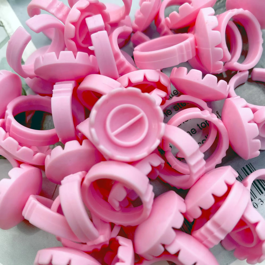 Mollie Lipper Wimpernkleber Fan Tassen, 100 Stück, Blumenförmig - Bild 1