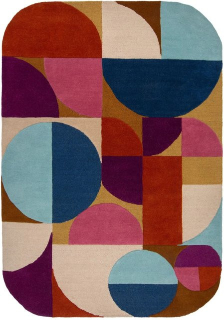 Flair Rugs Wollteppich Mia Arch Mehrfarbig B: 120 cm, T: 170 cm - Bild 1
