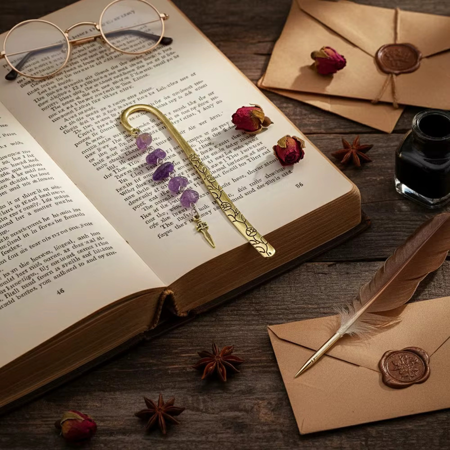 Metall Lesezeichen Fantasy Schwert für Buchliebhaber und Fantasy Fiction Fans - Bild 2
