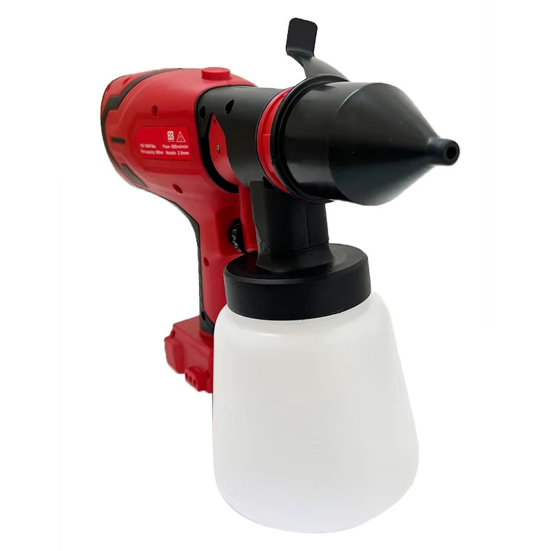 Milwaukee kabellose elektrische Spritzpistole Fit 800 ml Hochleistungs-Farbspritzgerät mit Stahlbeschichtung für 18 V - Bild 2