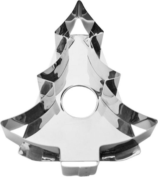 Schneider Ausstecher Stern aus Edelstahl in Silber, B: 15 cm, T: 12,5 cm, H: 3 cm - Bild 1