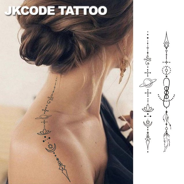 JKCODE TATTOO Mehndi-Design-Tattoos, Damen - Bild 1