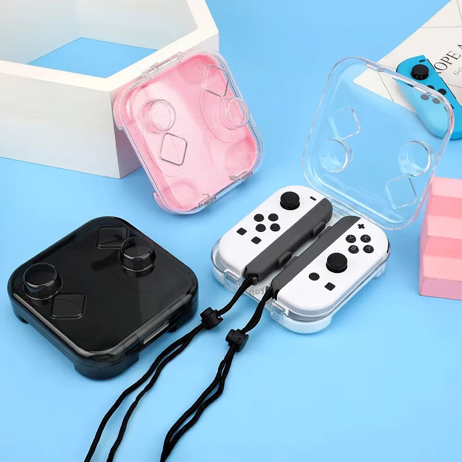 Hayoumon Transparente Aufbewahrungsbox für Nintendo Switch und OLED Joypad-Griffe als staubdichte PC-Schutzhülle - Bild 2