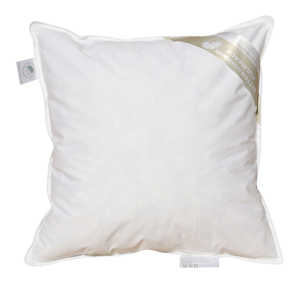 Betten Hofmann Sibiria Federkissen aus sibirischer Wildgans, Farbe: Weiß, B/B/H: 50 x 50 cm - Bild 1