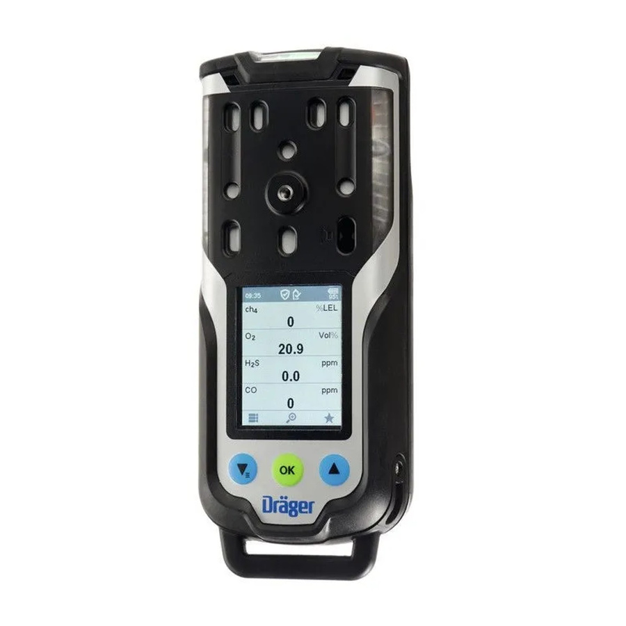 Dräger X-am 8000 PID Ex O2 H2S LC/CO Gaswarngerät in Schwarz - Bild 2