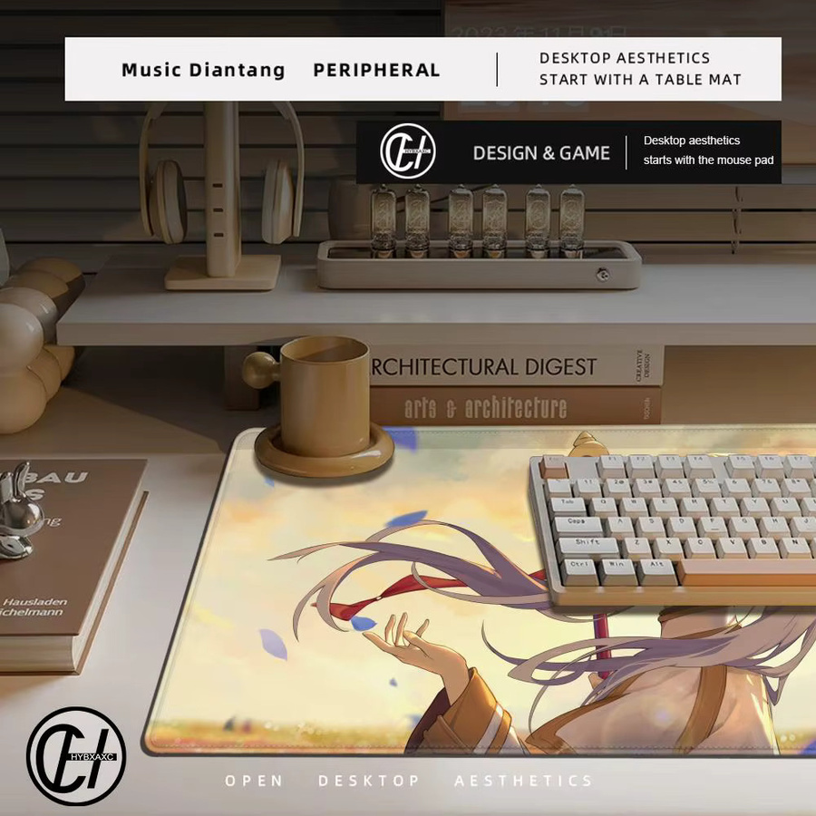 HYBXAXC Mauspad Frieren Beyond Journeys End Anime Design XXL Schreibtischunterlage Multicolour - Bild 4