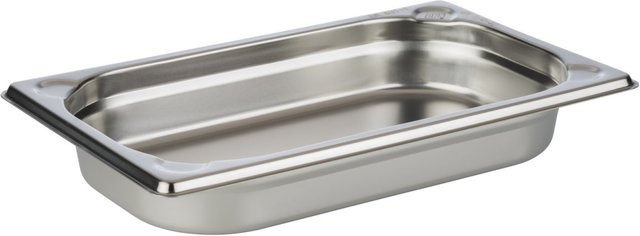 APS GN 1/4 Edelstahlbehälter in Silber, Volumen: 1 l, B/T/H: 16,2 x 26,5 x 4 cm - Bild 1