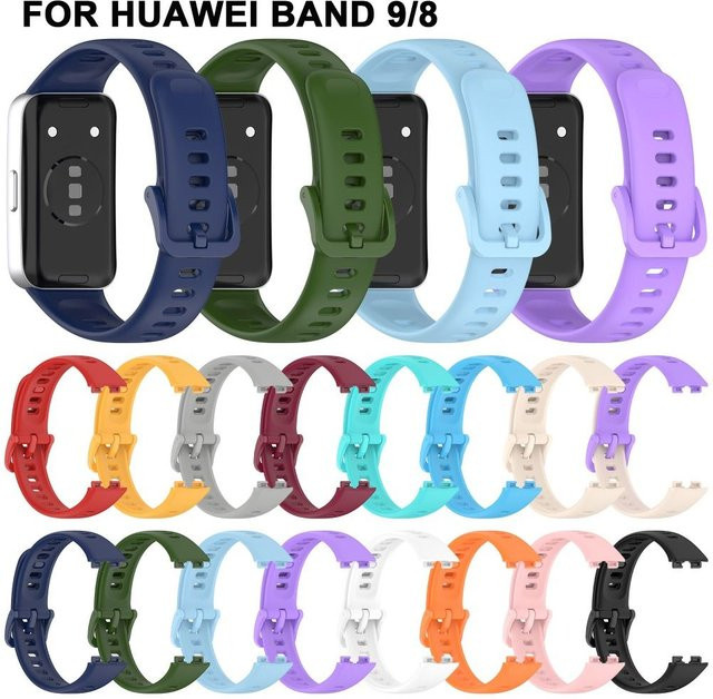 Huawei Uhrenarmband Silikon, pink, Unisex, Huawei Band 9/8 - Bild 1