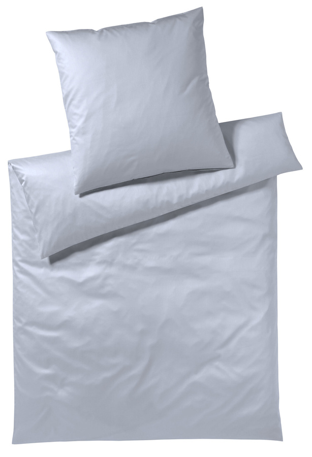 Solid 6800 Mako-Satin Kissenbezug aus Baumwolle mit Reißverschluss, 40 x 40 cm - Bild 1
