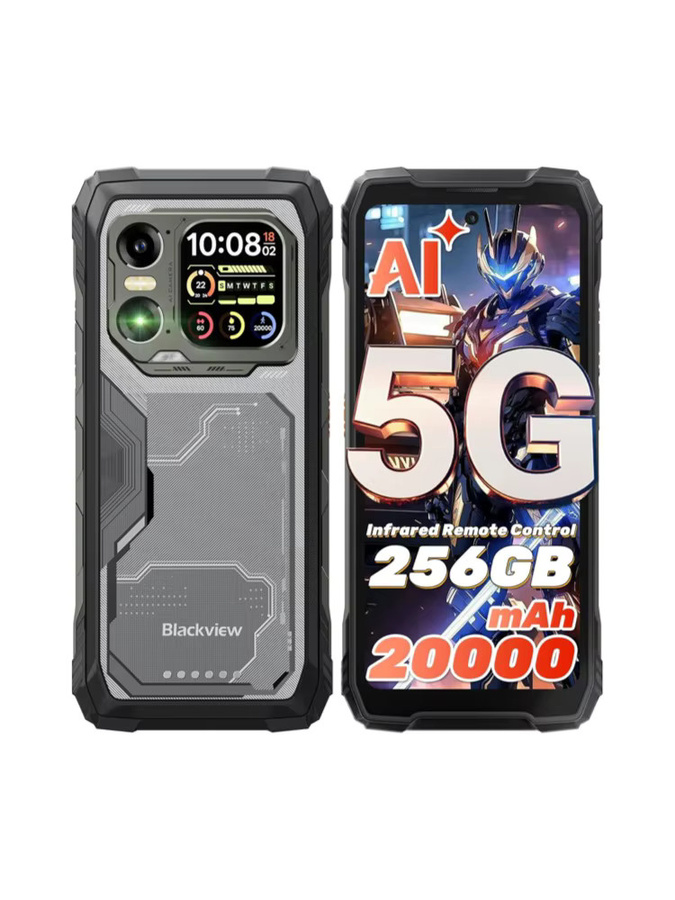 Blackview XPLORE 1 Robustes Outdoor-Smartphone mit 5G, Android 15, 6,78 Zoll 2,4K-Display und 256 GB Speicher in Orange oder Black - Bild 3