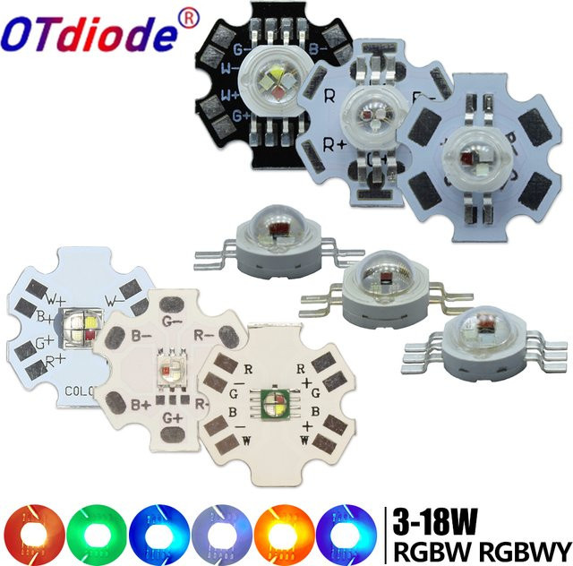 Multicolor LED High Power Chip für Bühnenlicht RGBW 5050 XLM mit verschiedenen Pin-Optionen - Bild 1