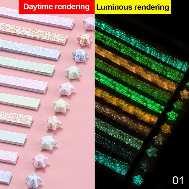 Yiran Furniture Origami-Sterne-Bastelpapier Set mit 210 Blatt in 10 Farben, Mehrfarbiges Faltpapier für DIY-Kunsthandwerk - Bild 1