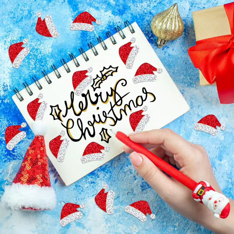 500 selbstklebende Weihnachts-Siegelaufkleber für Geschenke und Dekorationen - Bild 5