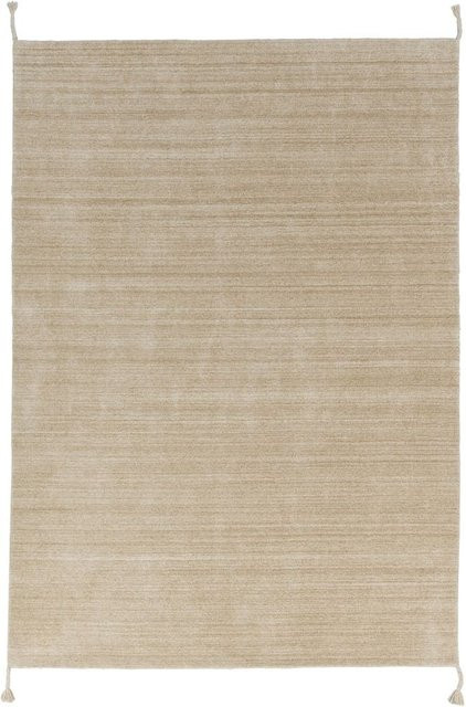 Teppich SCHÖNER WOHNEN ALURA modern in Braun und Beige aus Wolle und Viscose, B/T: 140 x 200 cm - Bild 1