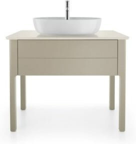 Duravit Waschtischunterschrank Luv in Beige, stehend, Tau s-matt, B/T/H: 93,8 x 57 x 74,3 cm - Bild 1
