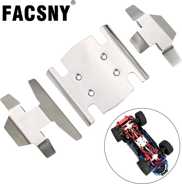 FACSNY 304 Edelstahl-Chassis-Schutz-Upgrade-Set, zerstörungsfreie Installationsteile, passend für 1/18 MJX HYPER GO H18P RC Car - Bild 1