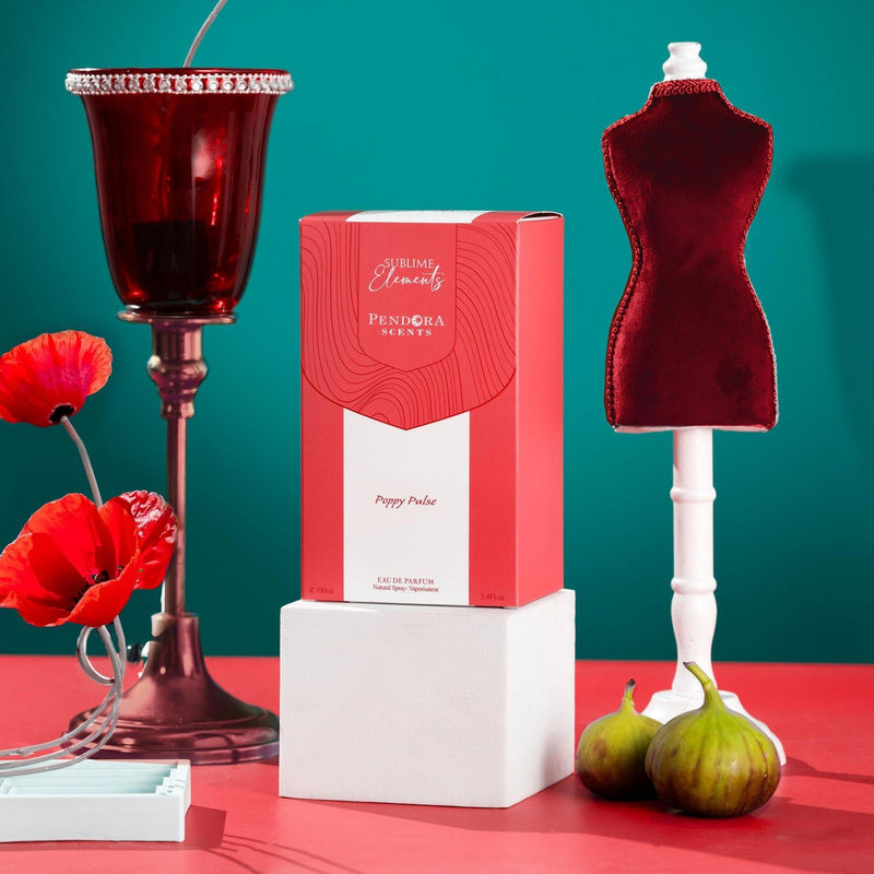 Pendora Scents Poppy Pulse Sublime Elements Eau de Parfum für Damen und Herren 100ml - Bild 5