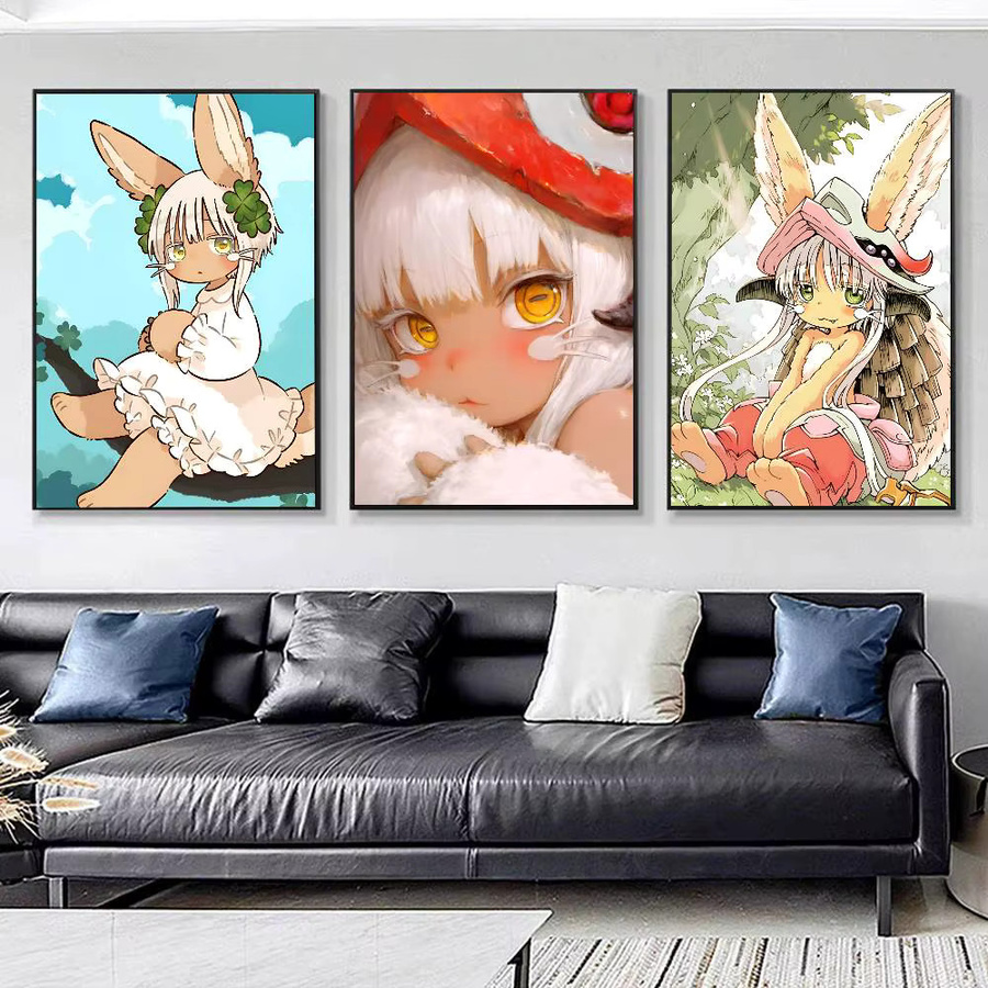 Made in Abyss Nanachi Manga Poster Vintage Wandkunst Dekoration in Mehrfarbig - Bild 2