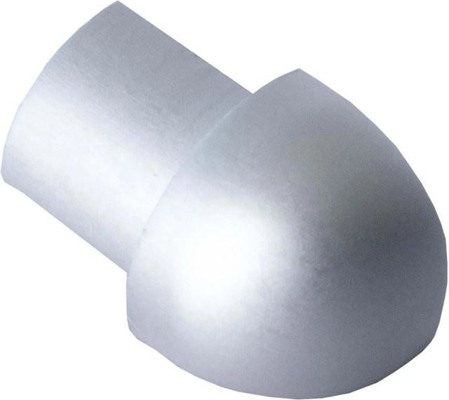 Dalsys Außeneck Fliesenschiene Viertelkreis aus Aluminium in Silber Matt mit 8mm Breite - Bild 1