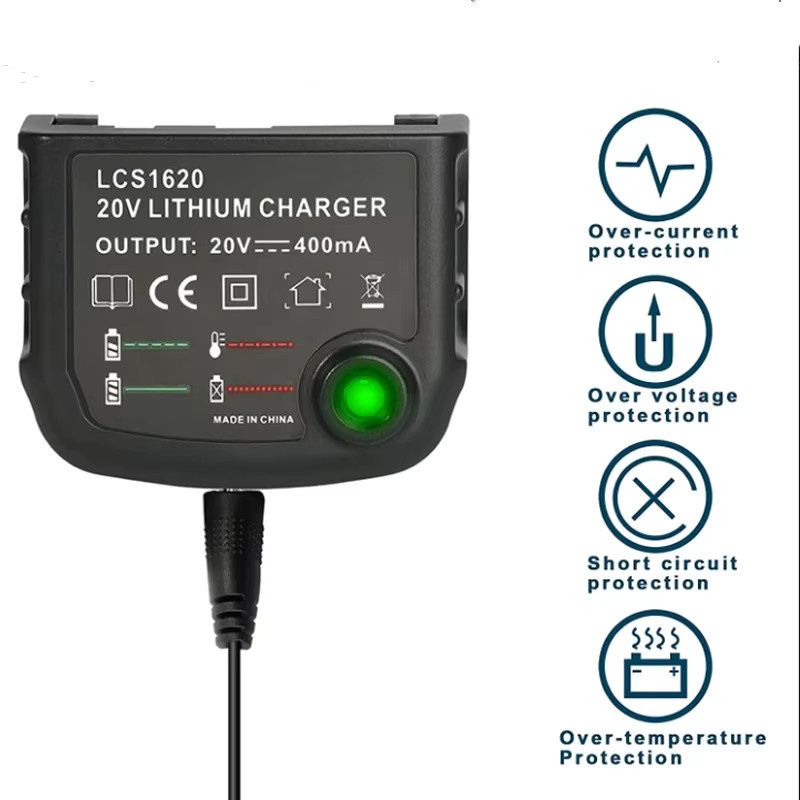 Black+Decker Lithium-Ionen-Batterieladegerät für 10,8 V, 14,4 V, 18 V und 20 V Serien sowie LBXR20 Bohrmaschinen und Akkuschrauber - Bild 2