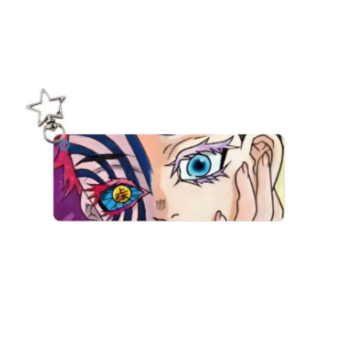 Bandai Schlüsselanhänger Demon Slayer Mugenjo Akaza & Hakuji Shining Eyes - Bild 5