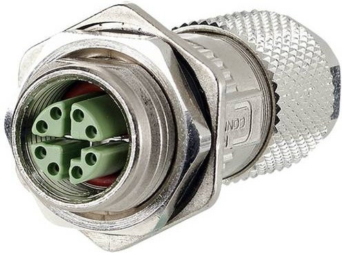 Metz Connect MMF881A315-0001 Steckverbinder Buchse in Silber aus Zinkdruckguss mit 8 Polen - Bild 1