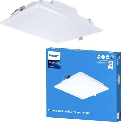 Philips LED-Panel 15W in Weiß mit neutralweißem Licht - Bild 1