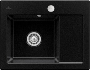 Villeroy & Boch Spüle Subway 45 Compact links mit Ablaufgarnitur und Exzenter in Chrom/Silber - Bild 1