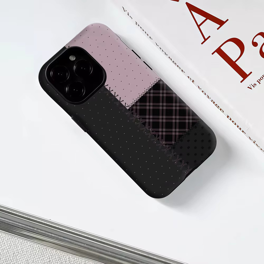 Patch Dot Magnetische Handyhülle für iPhone 17 16 15 14 13 Pro Max Plus Single oder Double-Layer Tough Case - Bild 3