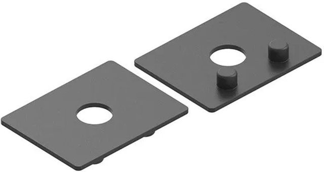 FeNau Abdeckplättchen aus Kunststoff für Lochblechhalter, Durchmesser: 32 mm, Paarweise - Bild 1