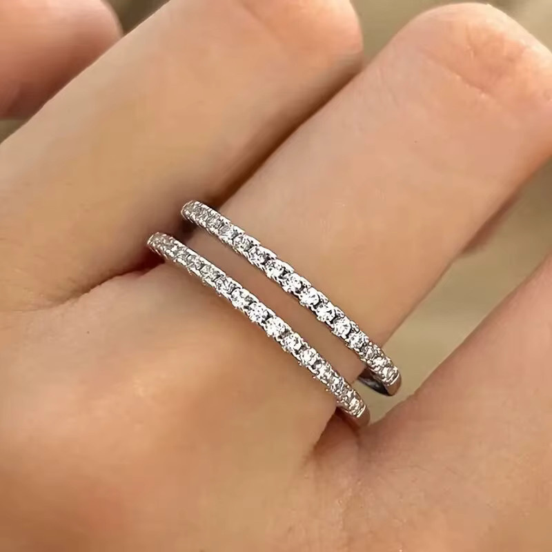 Huitan Damenring, Silber, Zirkonia - Bild 2