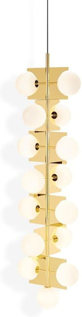 Tom Dixon Plane Drop Hängeleuchte aus Messing und Glas in Gold/Messing oder Kupfer mit transparentem Glas - Bild 1