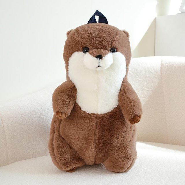 Kidsly Seeotter-Plüsch-Rucksack, Plüschtier, 50 cm, ab 14 Jahren - Bild 1