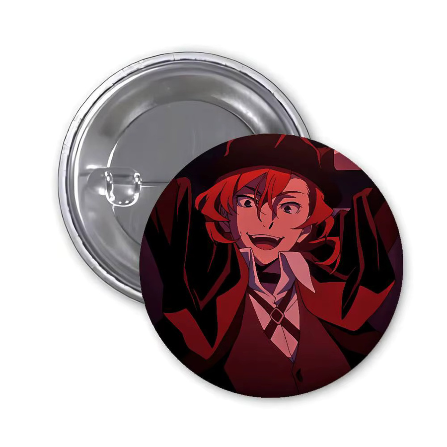 Brosche Anime B-Bungo Stray Dogs, Metall, Unisex - Bild 7