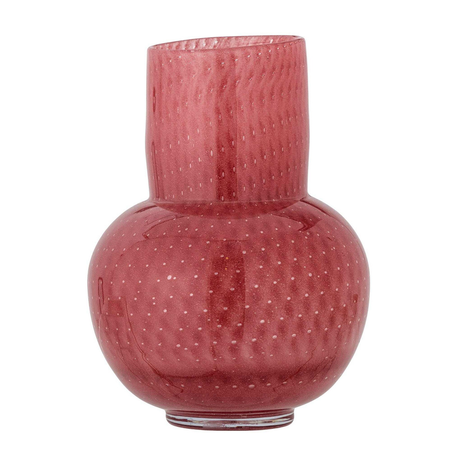 Bloomingville Glasvase Roscoe in Rosa, Höhe: 21,5 cm - Bild 1