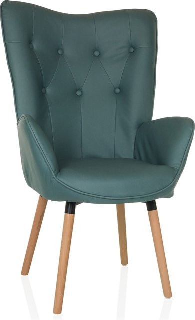 hjh LIVING Polstersessel HAVENIO I im skandinavischen Design mit samtartigem Stoff - Bild 1
