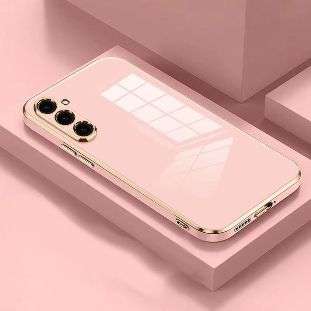 Luxus Silikon Case für Samsung Galaxy A-Serie 4G/5G in Pink - Bild 1
